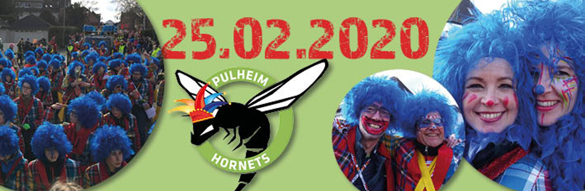 Die Pulheim-Hornets im Karnevalszug 2020!